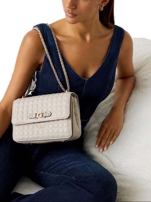 NADIRA Mini-Schultertasche / Umh&auml;ngetasche helltaupe - Damentaschen