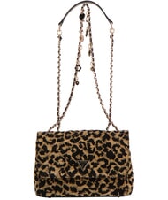 GUESS GIULLY Handtasche mit Tiermuster Leopard - Damentaschen - 4