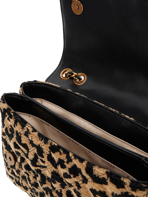 GIULLY Handtasche mit Tiermuster Leopard - Damentaschen