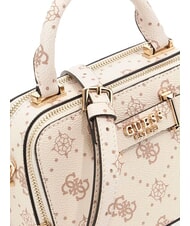 GUESS SILIA Mikro-Handtasche mit Schulterriemen Vanille-Logo - Damentaschen - 3