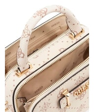 GUESS SILIA Mikro-Handtasche mit Schulterriemen Vanille-Logo - Damentaschen - 4