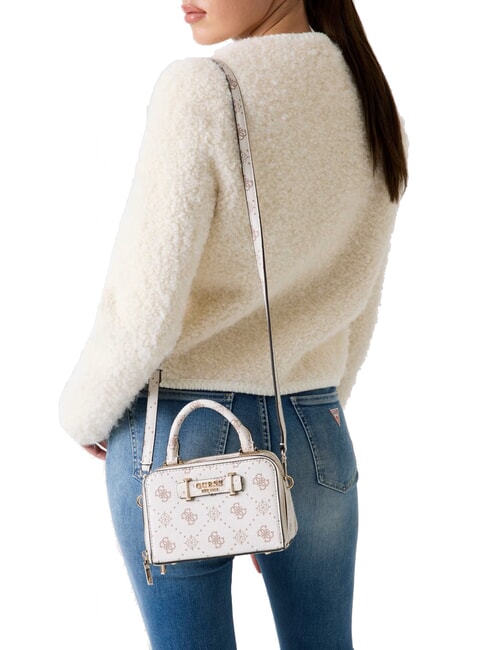 SILIA Mikro-Handtasche mit Schulterriemen Vanille-Logo - Damentaschen