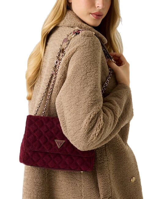 GIULLY Schultertasche / Umh&auml;ngetasche ROT - Damentaschen