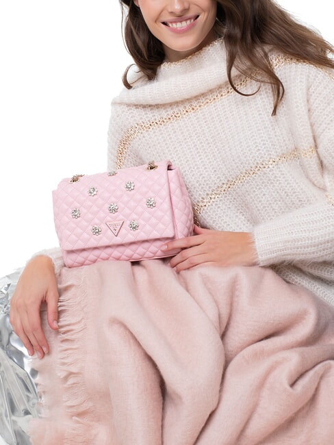 EVERLEE Stepptasche mit Applikationen Rosenwasser - Damentaschen