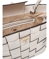 GUESS MAYLEE Gewebte Einkaufstasche NICHT-GERADE WEISS - Damentaschen - 6