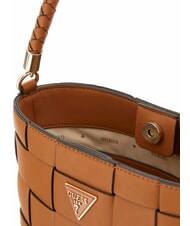 GUESS MAYLEE Mini-Beuteltasche Karamell - Damentaschen - 3