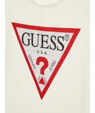 GUESS KIDS Kurzarm-T-Shirt mit Strasssteinen Salz wei&szlig; - Kinder-T-Shirt - 3