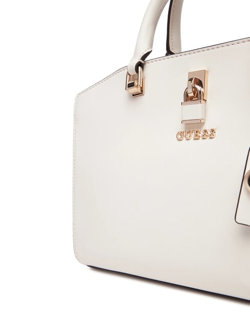 QUEENSLAND Handtasche, mit Schultergurt Cremewei&szlig;/Taupe - Damentaschen