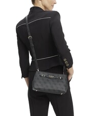 GUESS KATYA Mini-Schultertasche Kohle - Damentaschen - 5