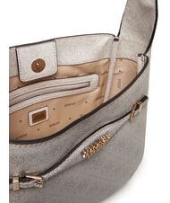 GUESS KATYA Umh&auml;ngetasche wei&szlig;es Logo - Damentaschen - 5