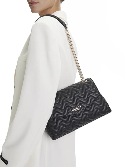 MELISANDRA Schultertasche / Umhängetasche SCHWARZ - Damentaschen