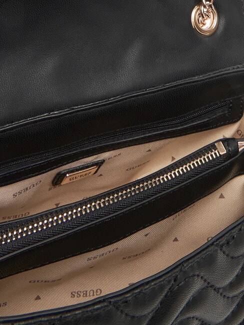 MELISANDRA Schultertasche / Umhängetasche SCHWARZ - Damentaschen