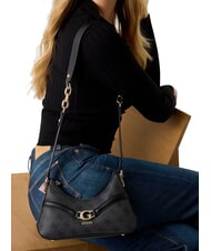 GUESS DEA 4G Umhängetasche Kohle - Damentaschen - 5