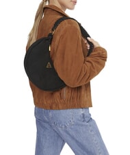 GUESS AMITA Schultertasche, Leder SCHWARZ - Damentaschen - 5