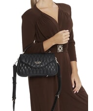 GUESS VALLA Handtasche mit Schulterriemen SCHWARZ - Damentaschen - 5