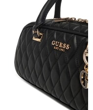 GUESS VALLA Handtasche mit Schulterriemen SCHWARZ - Damentaschen - 4