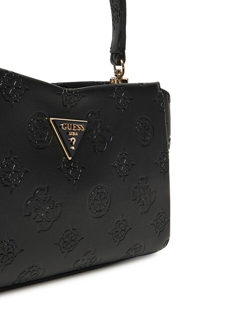 TISHA Handtasche mit Schulterriemen schwarzes Logo - Damentaschen