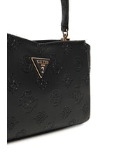 GUESS TISHA Handtasche mit Schulterriemen schwarzes Logo - Damentaschen - 5