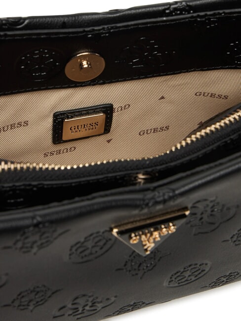 TISHA Handtasche mit Schulterriemen schwarzes Logo - Damentaschen