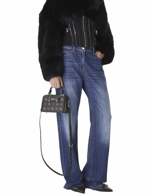 SILIA Mikro-Handtasche mit Schulterriemen Express-Logo - Damentaschen