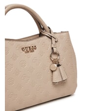 GUESS PHOEBE Handtasche mit Schulterriemen einfach taupefarbenes Logo - Damentaschen - 3