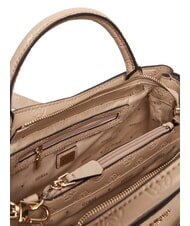 GUESS PHOEBE Handtasche mit Schulterriemen einfach taupefarbenes Logo - Damentaschen - 6