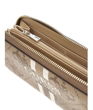 GUESS LAUREL 2 Gro&szlig;e Geldb&ouml;rse mit Rei&szlig;verschluss MILCH-LOGO - Brieftaschen Damen - 2