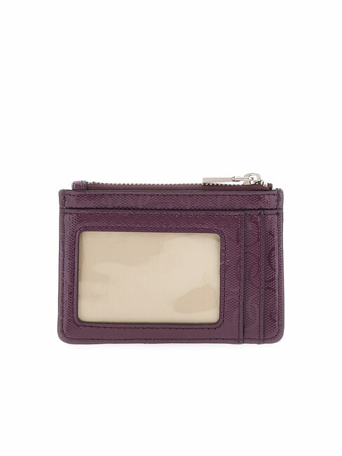 IDRA Flaches Kartenetui mit Rei&szlig;verschluss Wein - Brieftaschen Damen