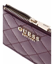 GUESS IDRA Flaches Kartenetui mit Rei&szlig;verschluss Wein - Brieftaschen Damen - 3