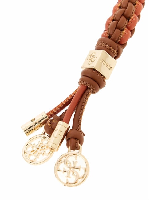 4G LOGO Schl&uuml;sselanh&auml;nger mit Anh&auml;ngern COGNAC MULTI - Schl&uuml;sselanh&auml;nger und Schl&uuml;sseletuis