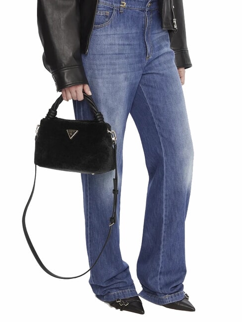 SHAIDA Mittelgroße Handtasche mit Schulterriemen SCHWARZ - Damentaschen