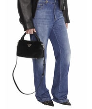 GUESS SHAIDA Mittelgroße Handtasche mit Schulterriemen SCHWARZ - Damentaschen - 5