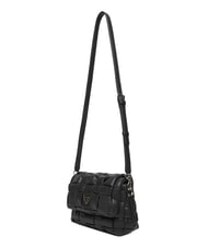 GUESS MARION Gewebte Schultertasche mit Schulterriemen SCHWARZ - Damentaschen - 4