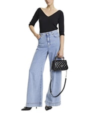 GUESS GIULLY Gesteppte Handtasche mit Schulterriemen SCHWARZ - Damentaschen - 5