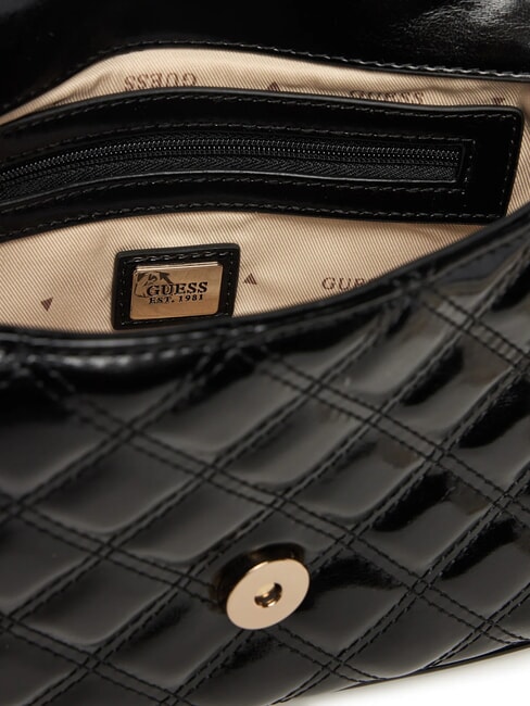 GIULLY Gesteppte Handtasche mit Schulterriemen SCHWARZ - Damentaschen