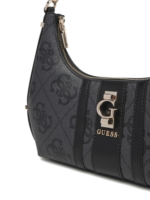 ERENIA Schultertasche mit 4G-Allover-Logo Kohle - Damentaschen