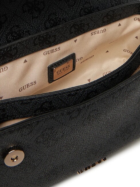 DEA Kleine Umhängetasche mit Klappe Kohle - Damentaschen