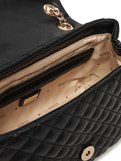 EVERLEE Gesteppte Schultertasche, Umhängetasche SCHWARZ - Damentaschen