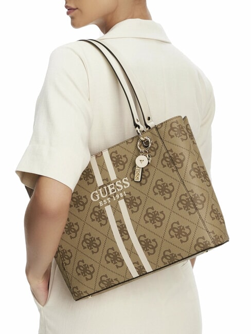 NOELLE Bedruckte Schultertasche MILCH-LOGO - Damentaschen