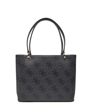 GUESS NOELLE Bedruckte Schultertasche Kohle - Damentaschen - 2