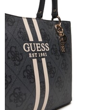 GUESS NOELLE Bedruckte Schultertasche Kohle - Damentaschen - 3