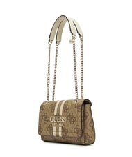 GUESS NOELLE 2 Schultertasche mit Logo, Umhängetasche MILCH-LOGO - Damentaschen - 2
