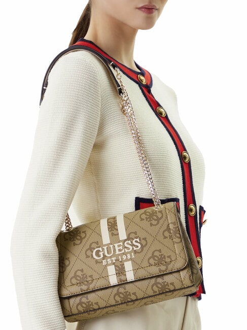 NOELLE 2 Schultertasche mit Logo, Umhängetasche MILCH-LOGO - Damentaschen