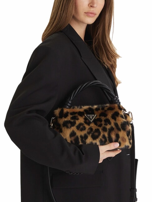 SHAIDA Handtasche mit Tiermuster Leopard - Damentaschen