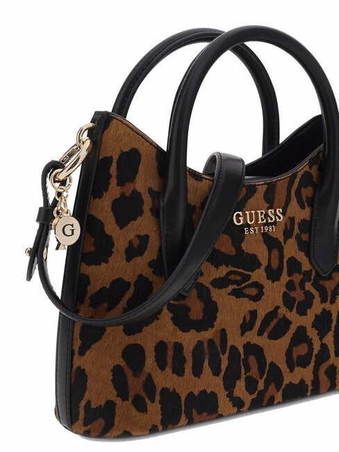 DOMITILLA Handtasche aus St. Animalier-Leder Leopard - Damentaschen