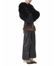 GUESS DOMITILLA Schultertasche aus St. Animalier-Leder Leopard - Damentaschen - 5