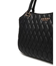 GUESS VALLA Gesteppte Handtasche mit Schulterriemen SCHWARZ - Damentaschen - 3