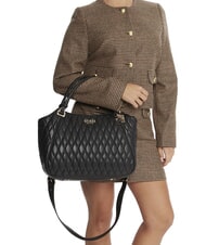 GUESS VALLA Gesteppte Handtasche mit Schulterriemen SCHWARZ - Damentaschen - 5