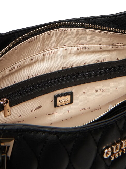 VALLA Gesteppte Handtasche mit Schulterriemen SCHWARZ - Damentaschen