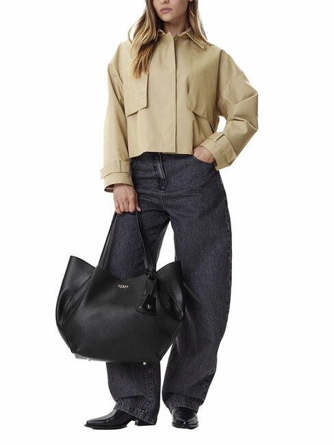 AMORETTE Schultertasche mit Clutch SCHWARZ - Damentaschen